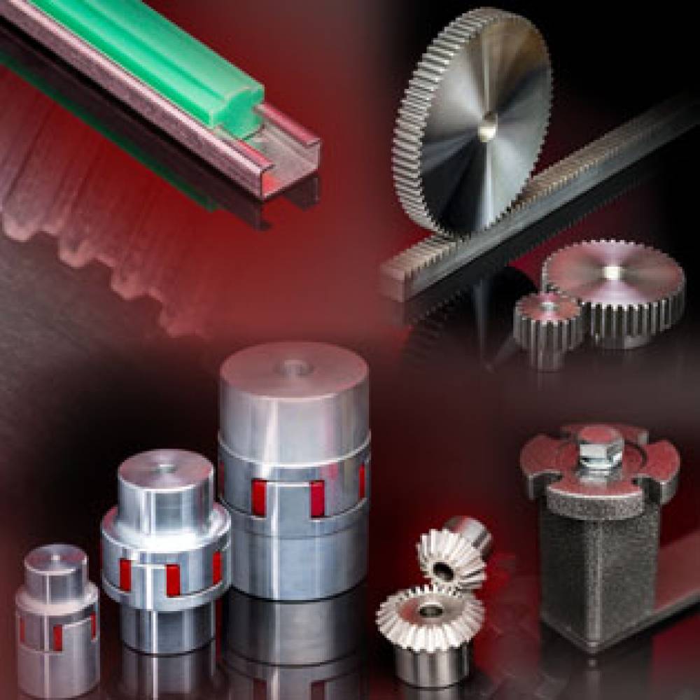 مكونات صناعية: تروس وبكرات وعجلات مسننة